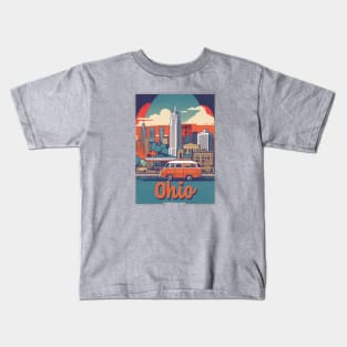 Ohio Vintage Design Kids T-Shirt